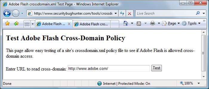 Crossdomain.xml